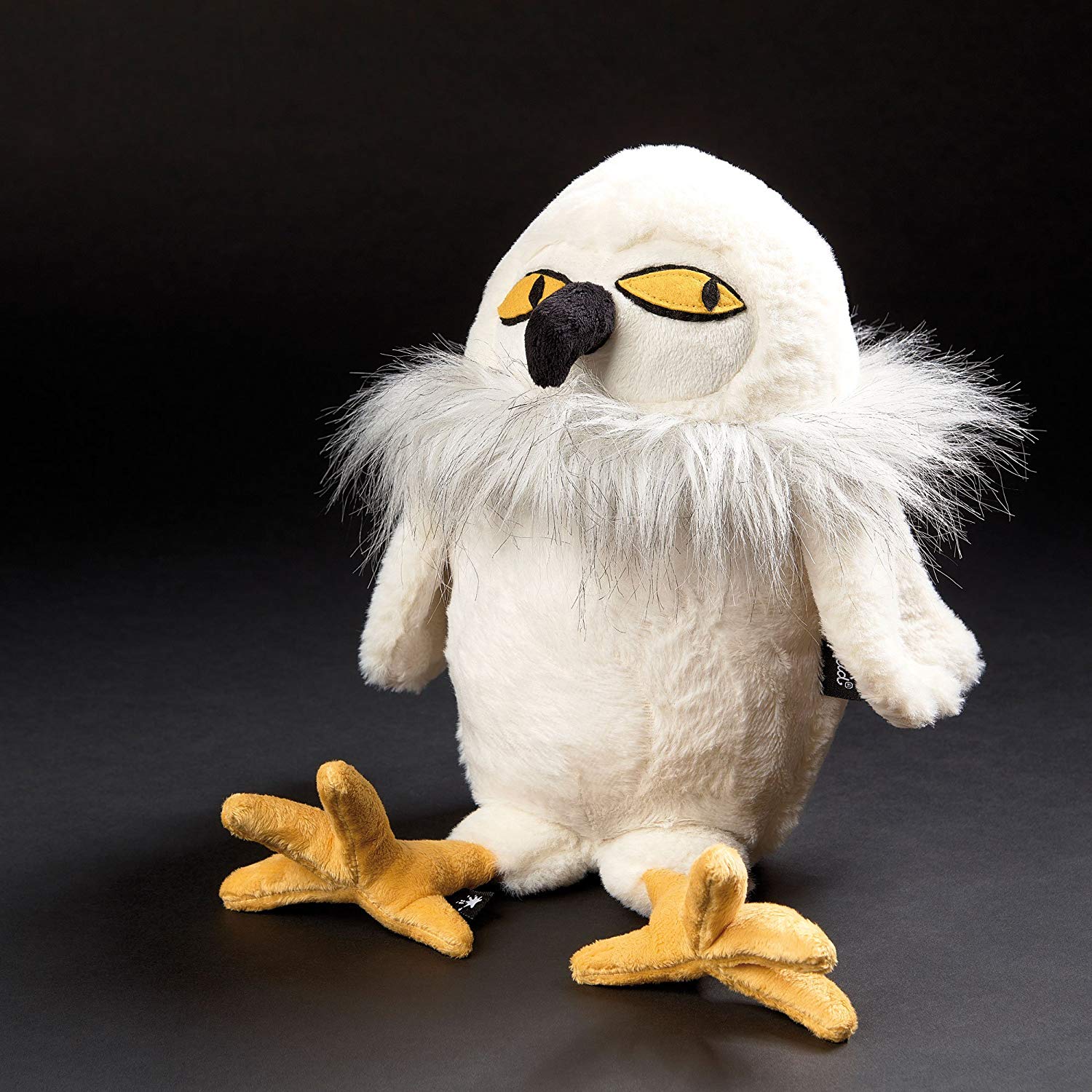 Мягкая игрушка - Белая сова, размер 19 х 16 см.  